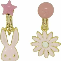 Milk & Soda MIFFIE DAISY EARRINGS PINK