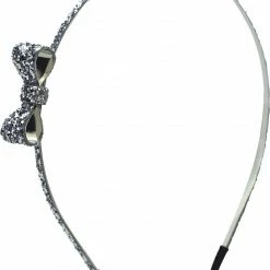 Milk & Soda MINI BOW HEADBAND SILVER