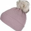 Mp Denmark Chunky Oslo Beanie W Fake Fur Rose