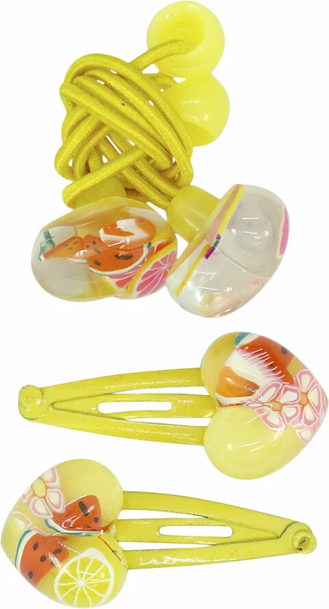 Milk & Soda FRUIT HEART HAIR SET MULTI 2 Milk & Soda FRUIT HEART HAIR SET MULTI - Billede 2