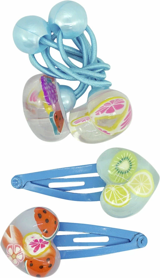 Milk & Soda FRUIT HEART HAIR SET MULTI 4 Milk & Soda FRUIT HEART HAIR SET MULTI - Billede 4