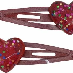 Milk & Soda TWINKLE HEART HAIR CLIP RED