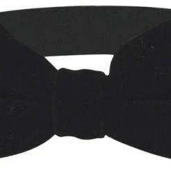 Milk & Soda VELVET BOW TIE BLACK