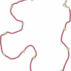 Milk & Soda BEADED DAISY SUNGLASSES CHAIN PINK