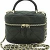 Milk & Soda ESTELLE MINI VANITY BAG BLACK