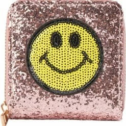 Milk & Soda Glitter Wallet SMILE