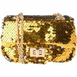 Milk & Soda Amy 2 Way Sequins Bag GOLD