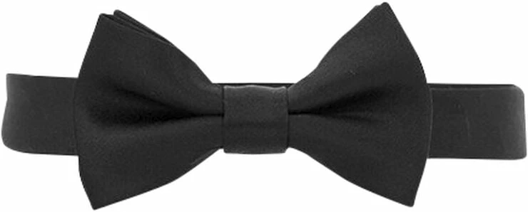 Milk & Soda Tuxedo Bow Tie BLACK REGULAR 1 Milk & Soda Tuxedo Bow Tie BLACK REGULAR