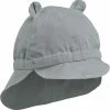 Liewood Gorm Linen Sun Hat Blue Fog