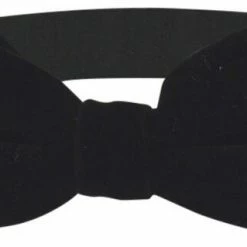 Milk & Soda Velvet Bow Tie BLACK