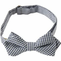 Milk & Soda GINGHAM BOW TIE NAVY