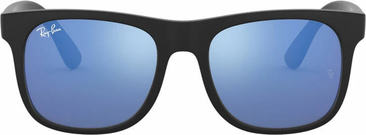 Ray-Ban Junior Sole RJ9069S 48 Blk Blu Mir RUBBER BLACK 1 Ray-Ban Junior Sole RJ9069S 48 Blk Blu Mir RUBBER BLACK