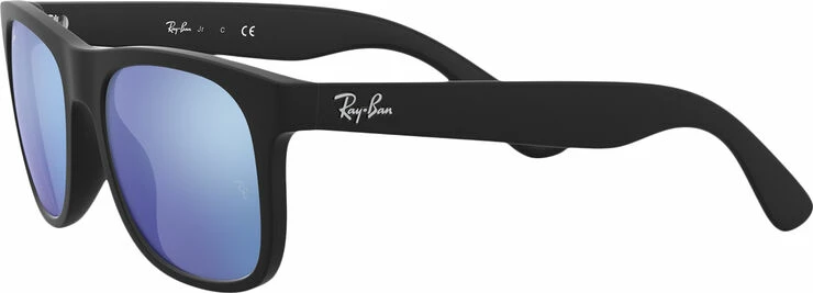 Ray-Ban Junior Sole RJ9069S 48 Blk Blu Mir RUBBER BLACK 2 Ray-Ban Junior Sole RJ9069S 48 Blk Blu Mir RUBBER BLACK - Billede 2
