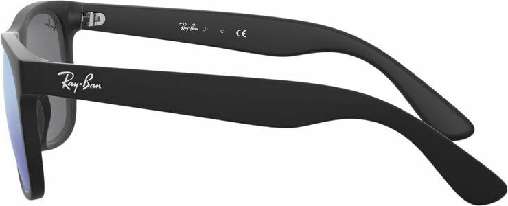 Ray-Ban Junior Sole RJ9069S 48 Blk Blu Mir RUBBER BLACK 3 Ray-Ban Junior Sole RJ9069S 48 Blk Blu Mir RUBBER BLACK - Billede 3