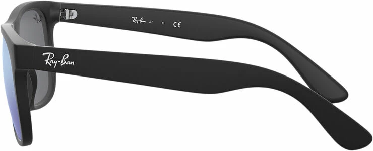 Ray-Ban Junior Sole RJ9069S 48 Blk Blu Mir RUBBER BLACK 7 Ray-Ban Junior Sole RJ9069S 48 Blk Blu Mir RUBBER BLACK - Billede 7