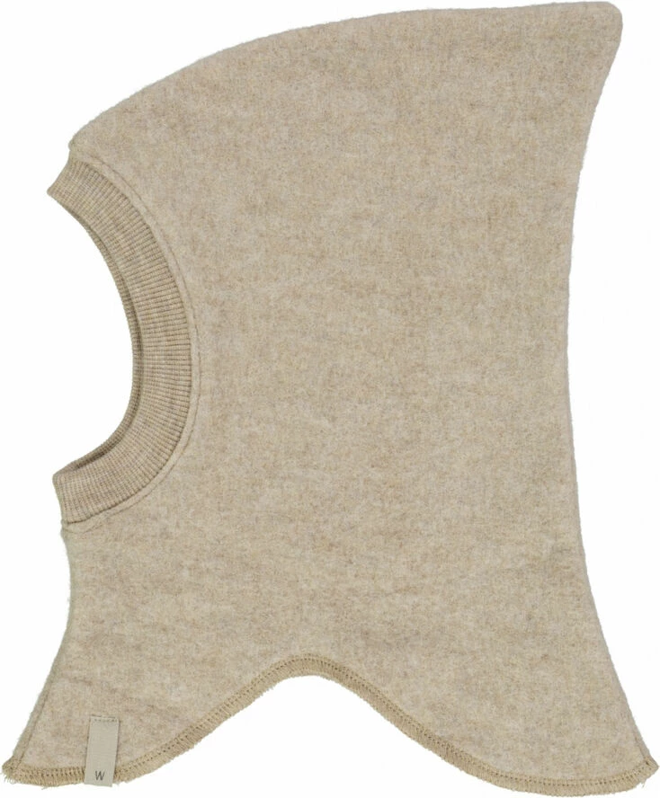 Wheat Wool Fleece Balaclave Khaki Melange 1 Wheat Wool Fleece Balaclave Khaki Melange