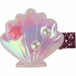 Milk & Soda Seashell Hair Clip WHITE