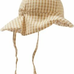 Konges Sløjd BIRCH SUN HAT TOFFEE CHECK