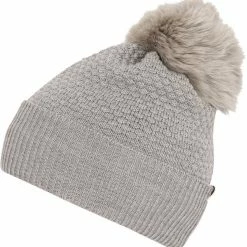 Mp Denmark Chunky Oslo Beanie W Fox Fur Brun