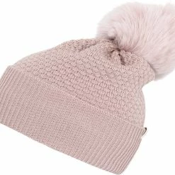 Mp Denmark Chunky Oslo Beanie W Fox Fur French Rose