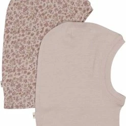 Wheat Sæt Af 2 Uld Elefanthuer Kim Lyserød