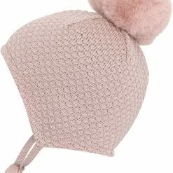 Mp Denmark Chunky Oslo Baby Hat W. Real F French Rose