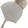 Mp Denmark Chunky Oslo Baby Hat W. Real F Brun