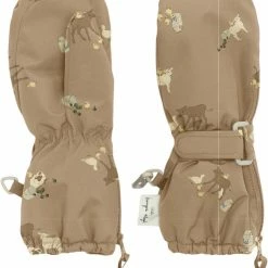 Konges Sløjd NOHR SNOW MITTENS FARM BLUSH