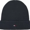 Tommy Hilfiger SMALL FLAG BEANIE Space Blue