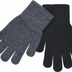 Mp Denmark 2-PACK GLOVES / 2 Colours Grey-Black
