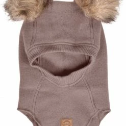 Mikk-Line Wool Fullface W. Pom Pom Burlwood