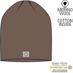Mikk-Line Wool Hat - Solid Nutmeg