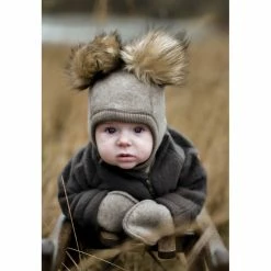 Mikk-Line Wool Fullface W. Pom Pom Melange Denver -Mikk-line butik unnamed file 486