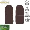 Mikk-Line Nylon Baby Mittens Decadent Chocolat