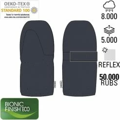 Mikk-Line Nylon Baby Mittens Blue Nights