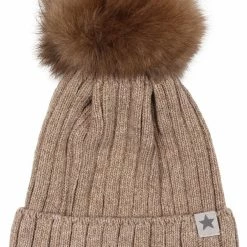 Huttelihut WARMY Knithut Wool Sand/L.camel Camel/Camel