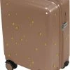 Konges Sl&oslash;jd TRAVEL SUITCASE LEMON BROWN