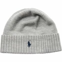 Polo Ralph Lauren 2/30 MERINO WL RWS-HAT-AC-HAT GOLF LIGHT GREY HEATHER