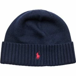 Polo Ralph Lauren 2/30 MERINO WL RWS-HAT-AC-HAT Blå