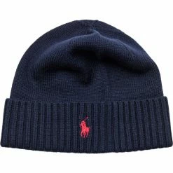 Polo Ralph Lauren 2/30 MERINO WL RWS-HAT-AC-HAT Blå