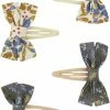 Konges Sl&oslash;jd 4 PACK HAIR CLIPS BOW NUIT DE FLEURS