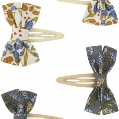 Konges Sløjd 4 PACK HAIR CLIPS BOW NUIT DE FLEURS