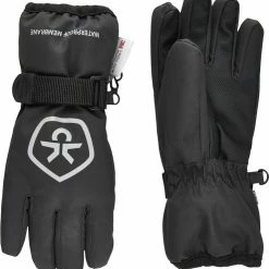 Color Kids Gloves - Waterproof - Recycled Black