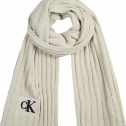 Calvin Klein MONOGRAM RIB SCARF ACF