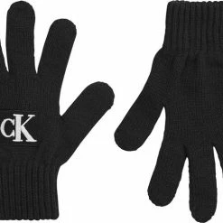 Calvin Klein MONOGRAM RIB GLOVES BEH