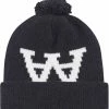 Wood Wood Kai AA Kids Pom Pom Jacquard Beanie Blå