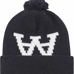 Wood Wood Kai AA Kids Pom Pom Jacquard Beanie Blå