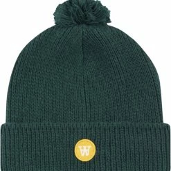 Wood Wood Kai AA Kids Pom Pom Beanie Forest Green