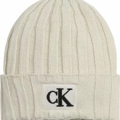 Calvin Klein MONOGRAM RIB BEANIE ACF