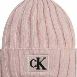 Calvin Klein MONOGRAM RIB BEANIE TKY